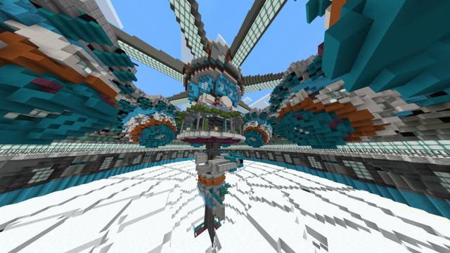 Screenshot of the Minecraft Bedrock Marketplace product Spleef created by RareLoot.