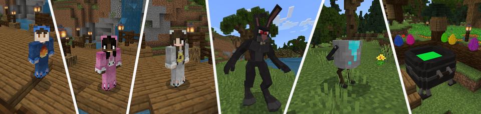 Panorama of the Minecraft Bedrock Marketplace product Spring Egg Hunt created by RareLoot.