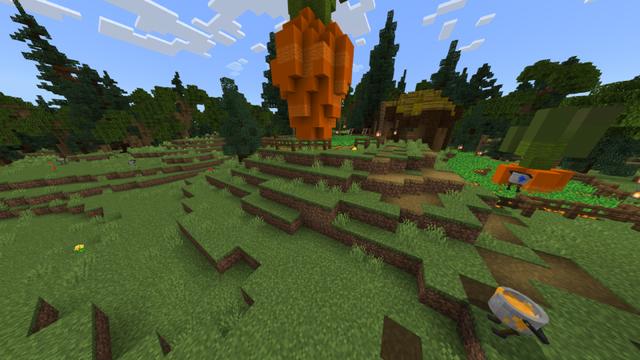Screenshot of the Minecraft Bedrock Marketplace product Spring Egg Hunt created by RareLoot.