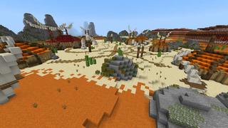 Screenshot of the Minecraft Bedrock Marketplace product Stone Age Village created by RareLoot.