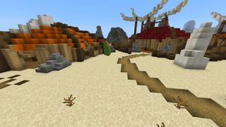 Screenshot of the Minecraft Bedrock Marketplace product Stone Age Village created by RareLoot.