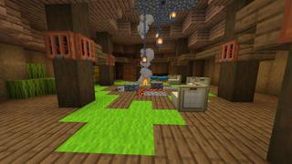 Screenshot of the Minecraft Bedrock Marketplace product Stone Age Village created by RareLoot.