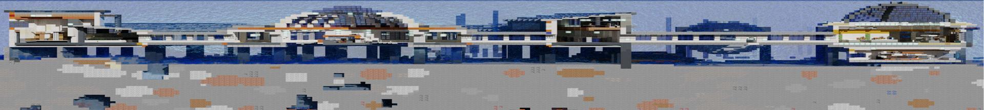 Panorama of the Minecraft Bedrock Marketplace product Subnautic Survival Base created by RareLoot.