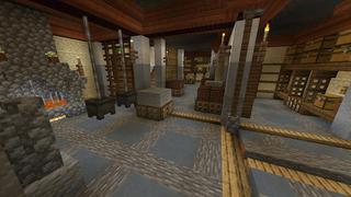 Screenshot of the Minecraft Bedrock Marketplace product Summer Villa created by RareLoot.