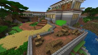 Screenshot of the Minecraft Bedrock Marketplace product Summer Villa created by RareLoot.