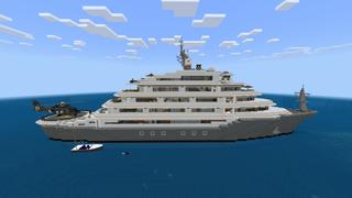 Screenshot of the Minecraft Bedrock Marketplace product Superyacht created by RareLoot.