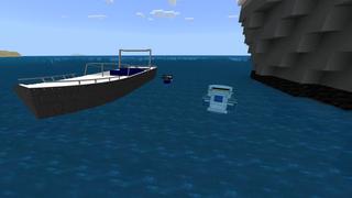 Screenshot of the Minecraft Bedrock Marketplace product Superyacht created by RareLoot.