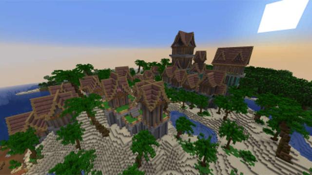 Screenshot of the Minecraft Bedrock Marketplace product Survival Village created by RareLoot.