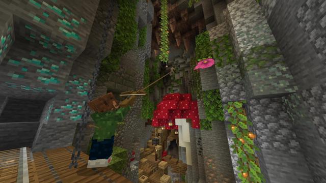 Screenshot of the Minecraft Bedrock Marketplace product Survival Add-On created by RareLoot.