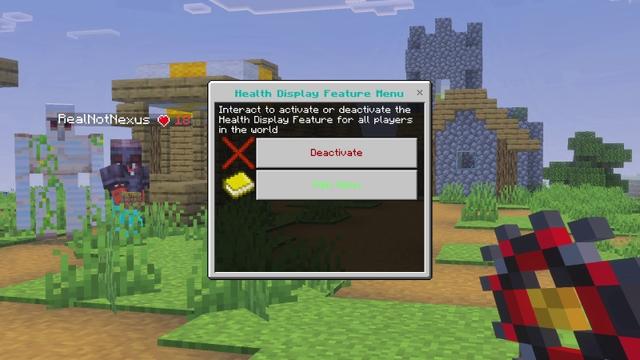 Screenshot of the Minecraft Bedrock Marketplace product Survival Add-On created by RareLoot.