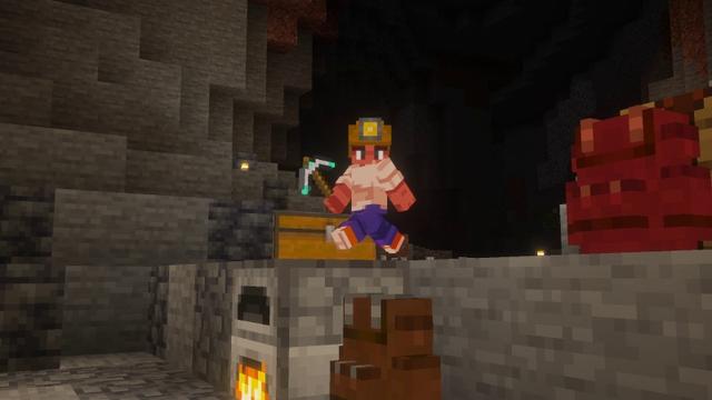 Screenshot of the Minecraft Bedrock Marketplace product Survival Add-On created by RareLoot.