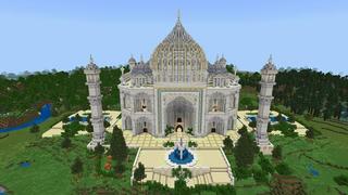 Screenshot of the Minecraft Bedrock Marketplace product Taj Mahal created by RareLoot.