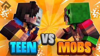 Thumbnail of the Minecraft Bedrock Marketplace product Teen vs Mobs created by RareLoot.