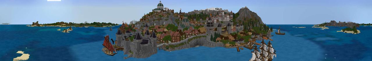 Panorama of the Minecraft Bedrock Marketplace product The Fort of Captain GB created by RareLoot.