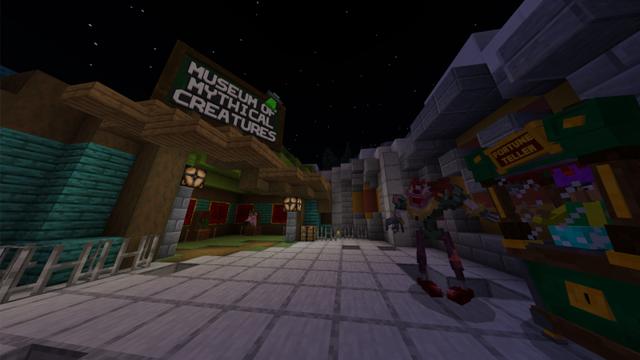 Screenshot of the Minecraft Bedrock Marketplace product The Haunted Funfair created by RareLoot.