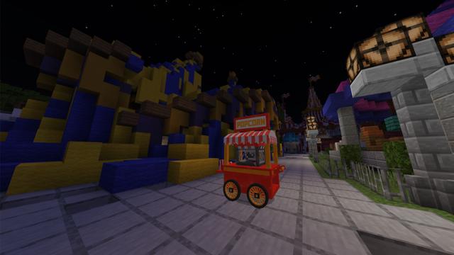 Screenshot of the Minecraft Bedrock Marketplace product The Haunted Funfair created by RareLoot.