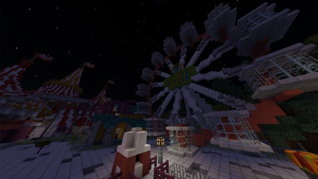 Screenshot of the Minecraft Bedrock Marketplace product The Haunted Funfair created by RareLoot.
