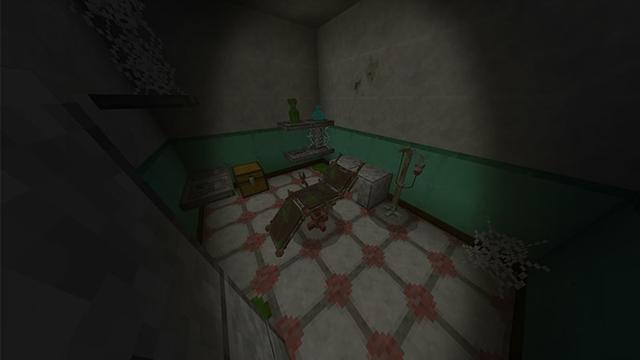 Screenshot of the Minecraft Bedrock Marketplace product The Haunted Hospital created by RareLoot.