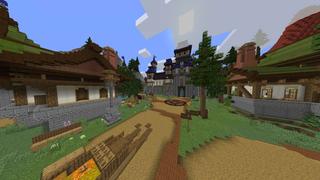 Screenshot of the Minecraft Bedrock Marketplace product The Merchant Estate created by RareLoot.