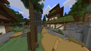Screenshot of the Minecraft Bedrock Marketplace product The Merchant Estate created by RareLoot.