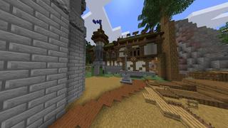 Screenshot of the Minecraft Bedrock Marketplace product The Merchant Estate created by RareLoot.