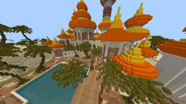 Screenshot of the Minecraft Bedrock Marketplace product The Sultan's Oasis created by RareLoot.