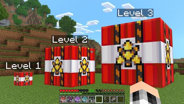 Screenshot of the Minecraft Bedrock Marketplace product TNT created by RareLoot.