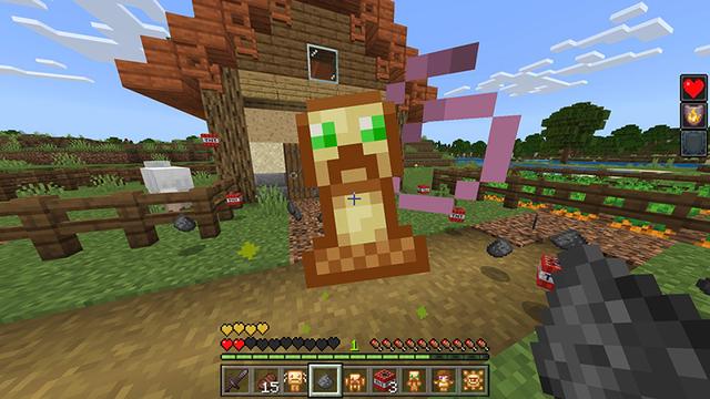 Screenshot of the Minecraft Bedrock Marketplace product TOTEMS++ created by RareLoot.