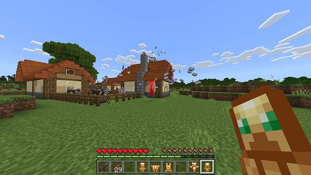 Screenshot of the Minecraft Bedrock Marketplace product TOTEMS++ created by RareLoot.