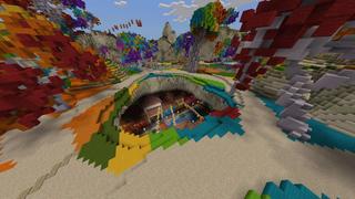 Screenshot of the Minecraft Bedrock Marketplace product Troll City created by RareLoot.