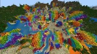 Screenshot of the Minecraft Bedrock Marketplace product Troll City created by RareLoot.