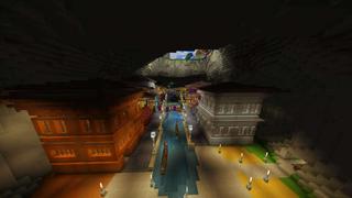 Screenshot of the Minecraft Bedrock Marketplace product Troll City created by RareLoot.