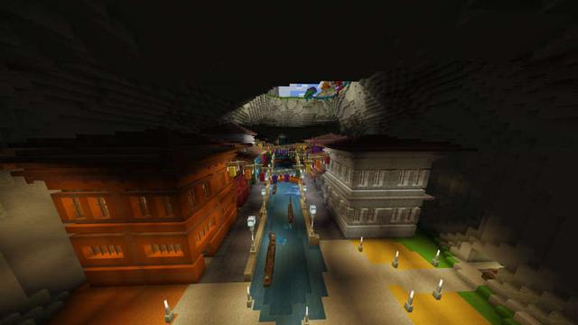 Screenshot of the Minecraft Bedrock Marketplace product Troll City created by RareLoot.