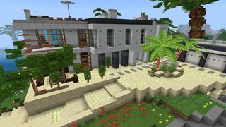 Screenshot of the Minecraft Bedrock Marketplace product Tropical Mansion created by RareLoot.