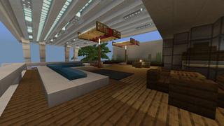 Screenshot of the Minecraft Bedrock Marketplace product Tropical Resort created by RareLoot.