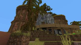 Screenshot of the Minecraft Bedrock Marketplace product Tropical Village created by RareLoot.