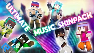 Thumbnail of the Minecraft Bedrock Marketplace product Ultimate Music Skins created by RareLoot.