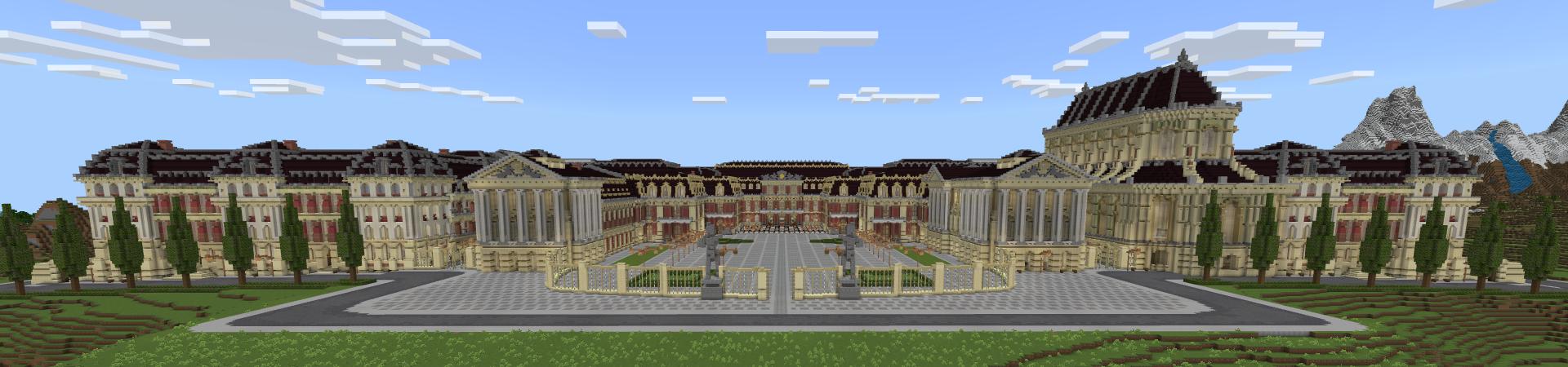 Panorama of the Minecraft Bedrock Marketplace product Versailles created by RareLoot.