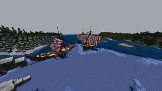 Screenshot of the Minecraft Bedrock Marketplace product Vikings created by RareLoot.