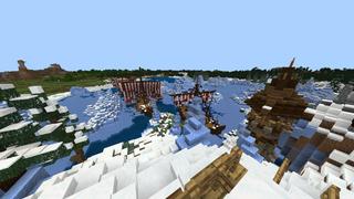 Screenshot of the Minecraft Bedrock Marketplace product Vikings created by RareLoot.