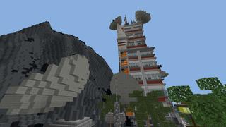 Screenshot of the Minecraft Bedrock Marketplace product Volcano Base created by RareLoot.