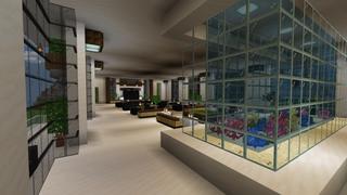 Screenshot of the Minecraft Bedrock Marketplace product Volcano Millionaire Mansion created by RareLoot.