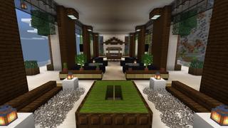 Screenshot of the Minecraft Bedrock Marketplace product Volcano Millionaire Mansion created by RareLoot.