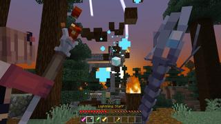 Screenshot of the Minecraft Bedrock Marketplace product Weapons Expansion created by RareLoot.