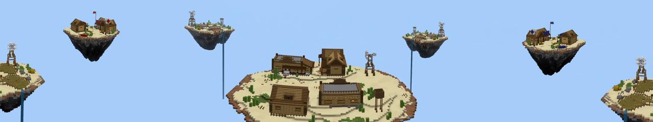 Panorama of the Minecraft Bedrock Marketplace product Wild West Bedwars created by RareLoot.