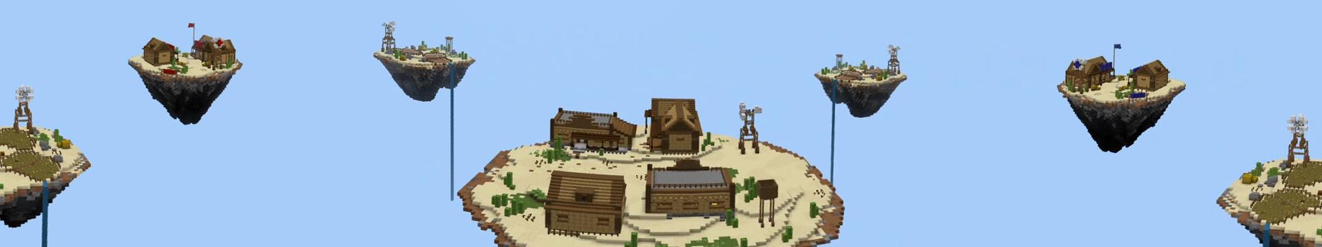 Panorama of the Minecraft Bedrock Marketplace product Wild West Bedwars created by RareLoot.