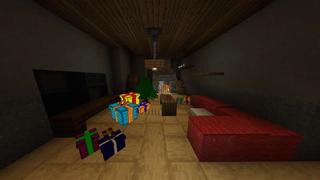 Screenshot of the Minecraft Bedrock Marketplace product Winter Holiday Furniture created by RareLoot.