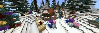 Panorama of the Minecraft Bedrock Marketplace product Winter Secret Home created by RareLoot.