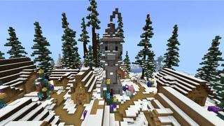 Screenshot of the Minecraft Bedrock Marketplace product Winter Secret Home created by RareLoot.