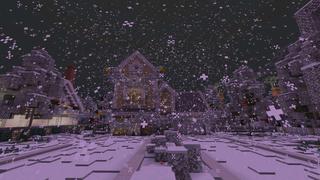 Screenshot of the Minecraft Bedrock Marketplace product Winter Town created by RareLoot.